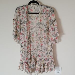 Easel brand floral kimono (sheer) small